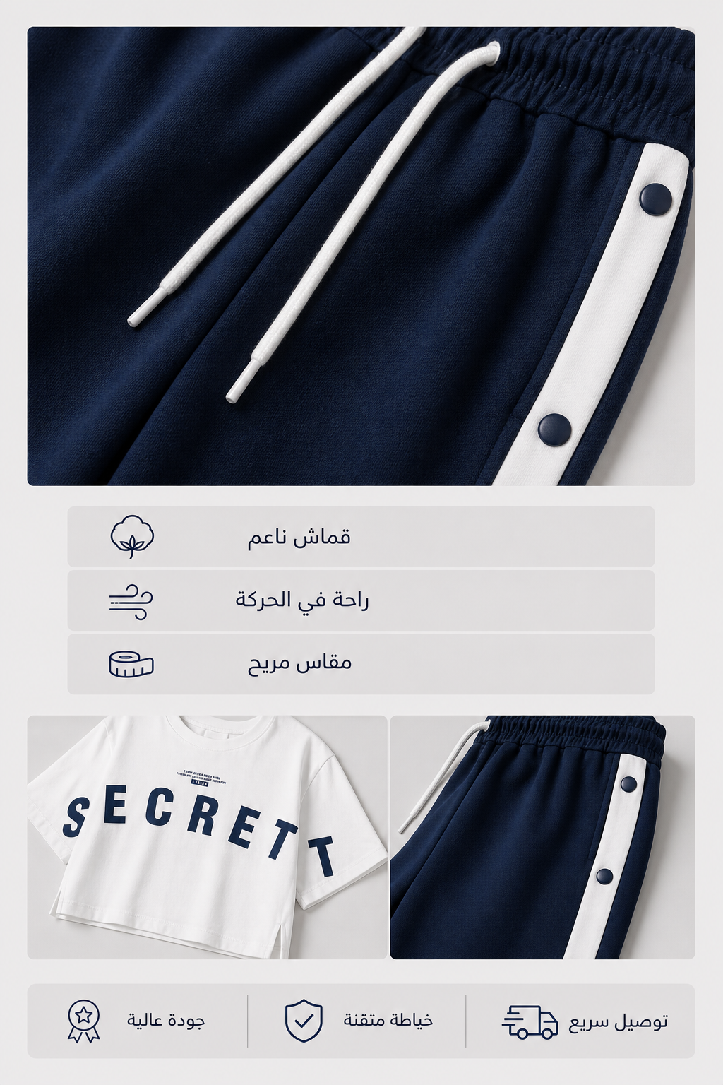 طقم رياضي للبنات