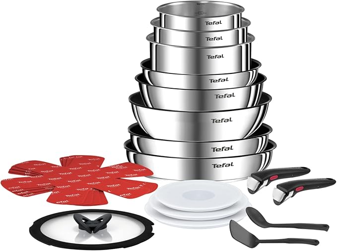 Batterie de cuisine Tefal 20 pièces Ingenio Emotion