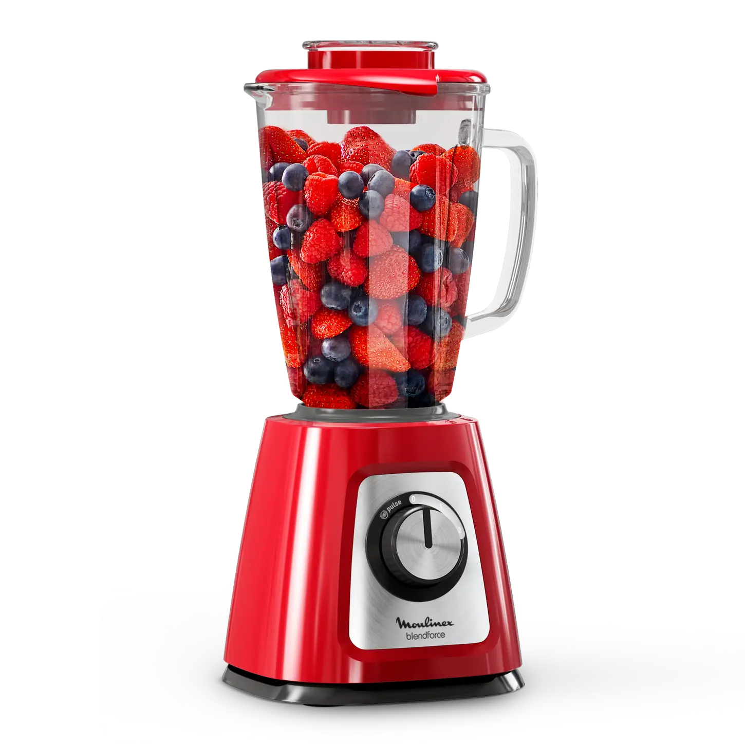 Blender Moulinex Blendforce2 En Verre 800W Rouge