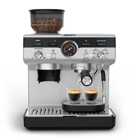 Machine espresso manuelle avec broyeur KRUPS Precision