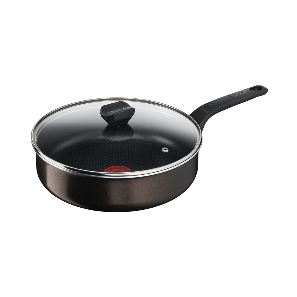 Sauteuse TEFAL EASY COOK & CLEAN-24cm antiadhésive + couvercle B5543202